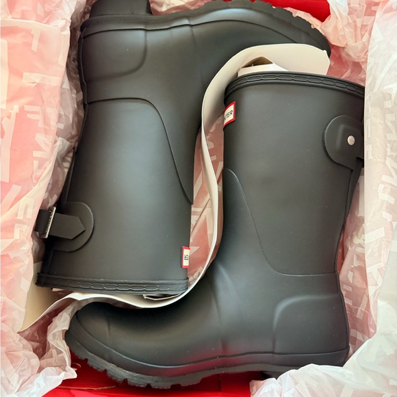 Hunter Original Women's Rubber Back Adjustable Short Rain Boots Size 6 - Picture 6 of 6